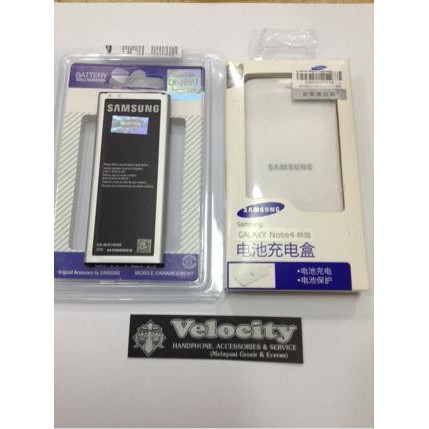 Original Baterai batere Original Samsung Note 4 + Dekstop charger samsungNote 4 Tepercaya