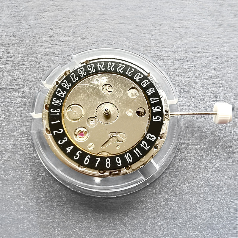 Watch Movement Black Calendar for 2813 8215 Single calendar 3 hands Date at 3/6 o'clock movement Aut
