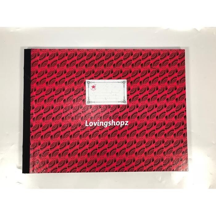 zk4z- Buku Double Folio 200 Lembar, Buku Besar Akuntansi 200 Lembar