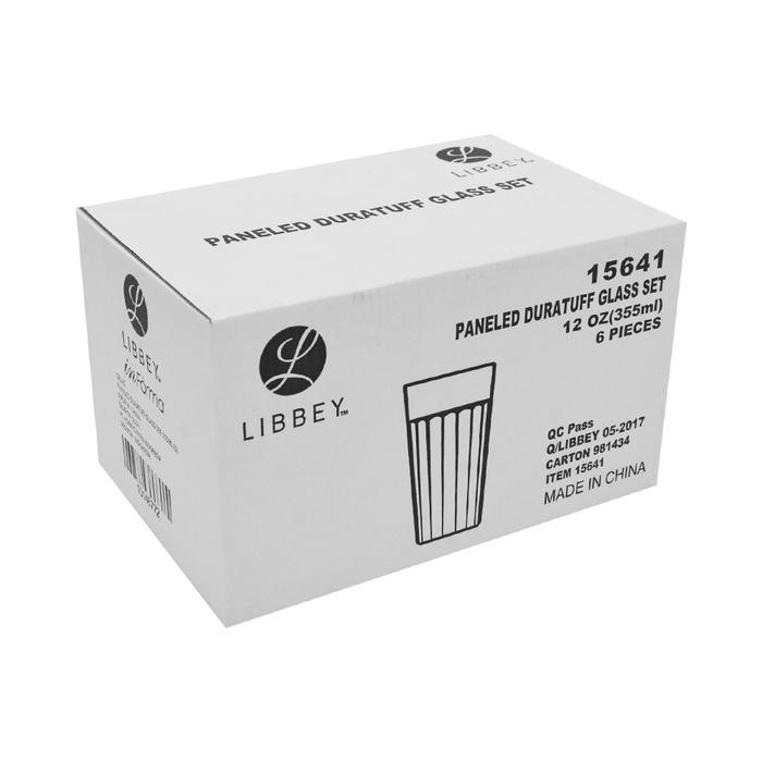 RRShop- Libbey 355 Ml Set 6 Pcs Duratuff Gelas