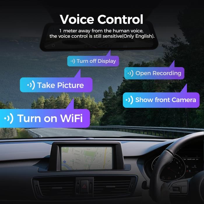 Lingdu Dashcam LD4K - 4K+1080P