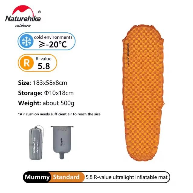MATRAS ANGIN / SLEEPING PAD CAMPING ULTRALIGHT NATUREHIKE CNH22DZ016