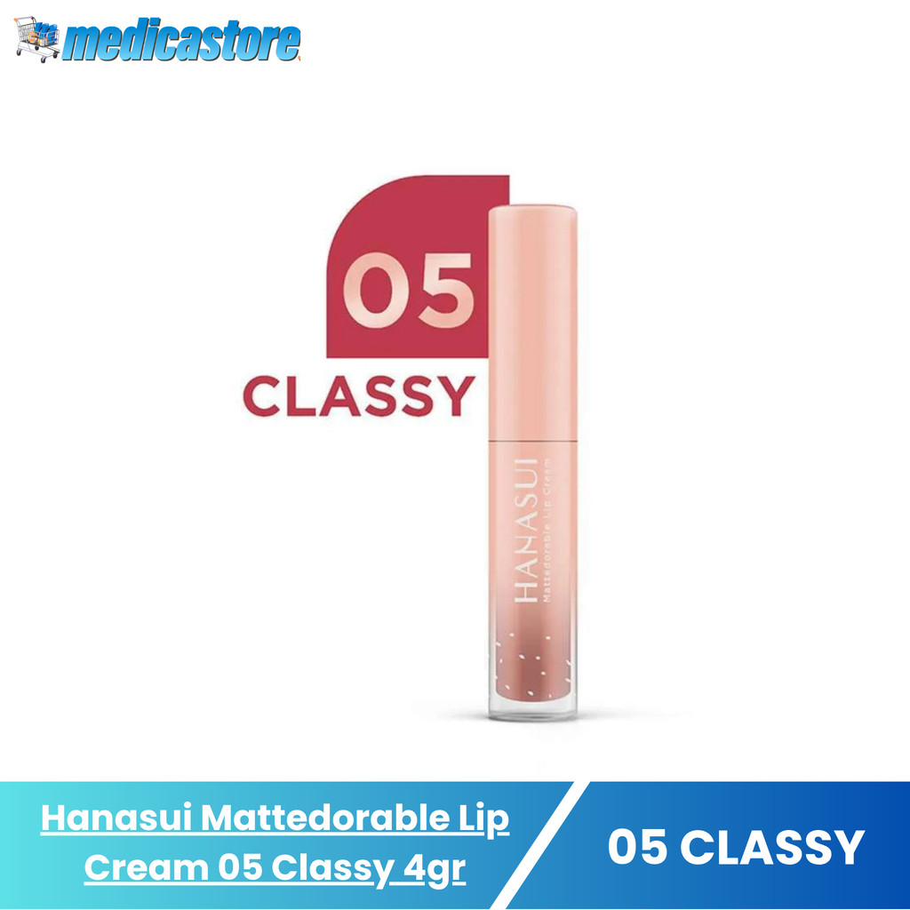 HANASUI Matted Lip Cream No. 05 Classy 4gr - Lipstik Cair Tahan Lama