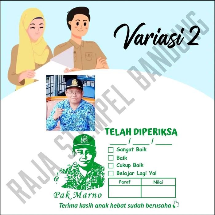 ProsesCPT- Stempel Penilaian Persegi Terlengkap  Stampel Nilai Guru Paud, Tk Sd Smp Sma Stample