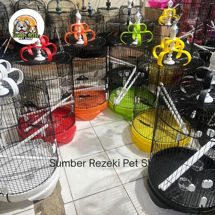 ASLI Sangkar LB Jumbo 42 cm Kandang Burung Love Bird Jumbo Sangkar Murai READY STOCK