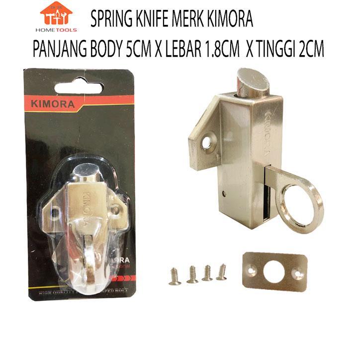 KIMORA Spring Knife/ Grendel Kodok P 5cm x L 1.8cm x T 2 cm