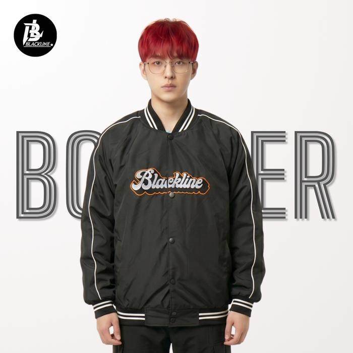 TERLARIS Jaket Bomber Hitam San Francisco Full Bordir Tebal Pria Wanita Jaket Motor Unisex Keren
