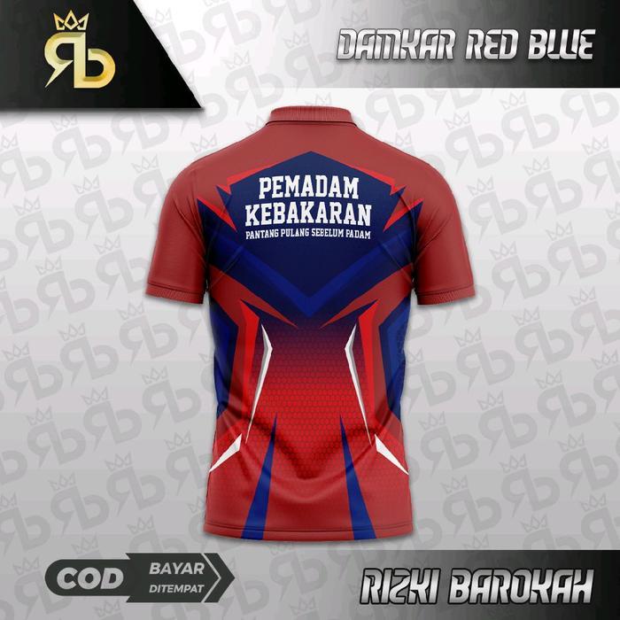 Jersey Damkar Wangki Jersey Wangki Damkar Jersey Organisasi Kaos Olahraga Kaos Lapangan Kaos Santai