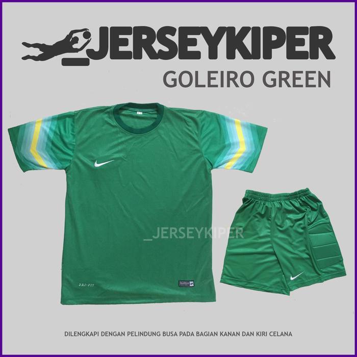 Jersey Kiper Baju Kiper Goleiro Ss Green Full Busa Satu Stel Terbaru 
