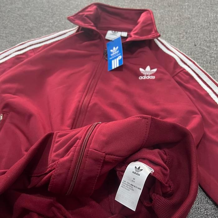 Premium Jaket Tracktop Adidas Firebird Maroon Original