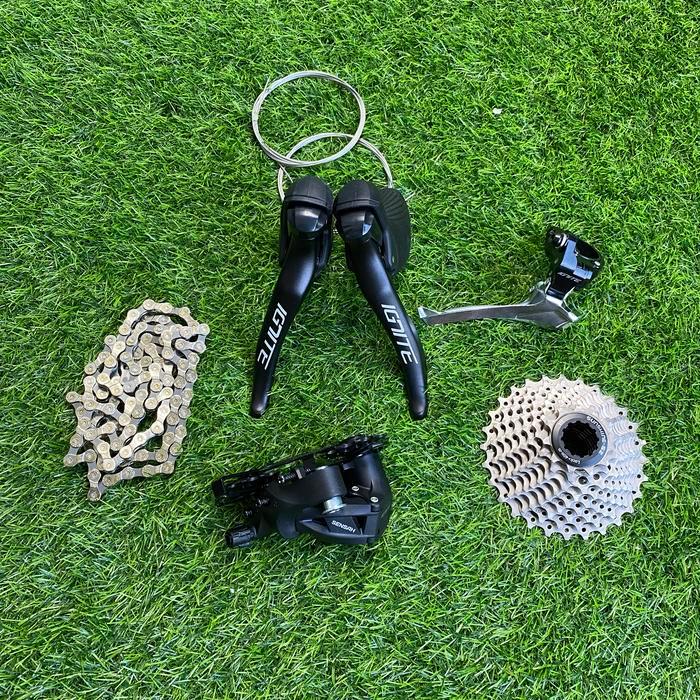 Baru Grupset Sepeda Merk Sensah Ignite 9 Speed Murah Roadbike Minivelo Seli