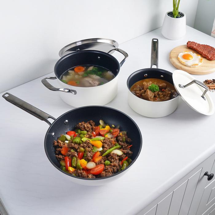 Informa Cooking Color Set 5 Pcs Lionel Perlengkapan Masak Set Panci Cookware Set Pot & Pan Alat