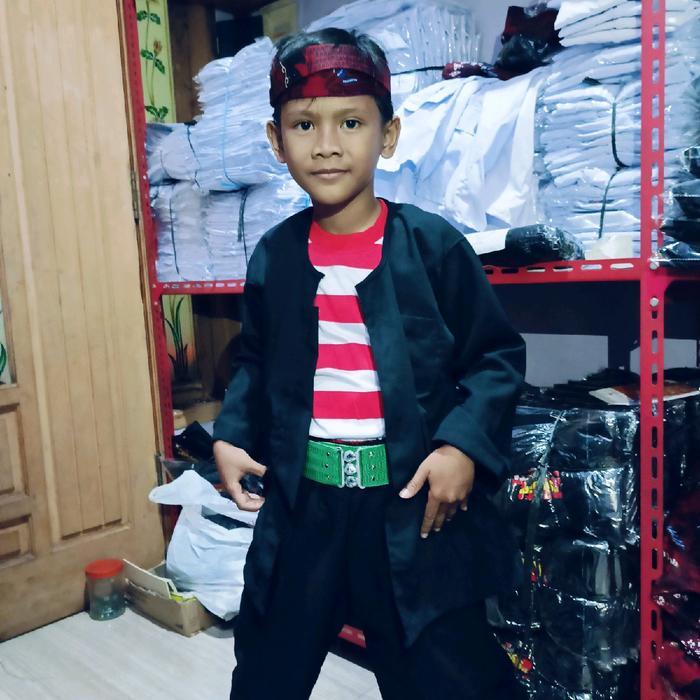Promo Baju Adat Madura Anak+Sabuk Baju Sakera Anak+Sabuk
