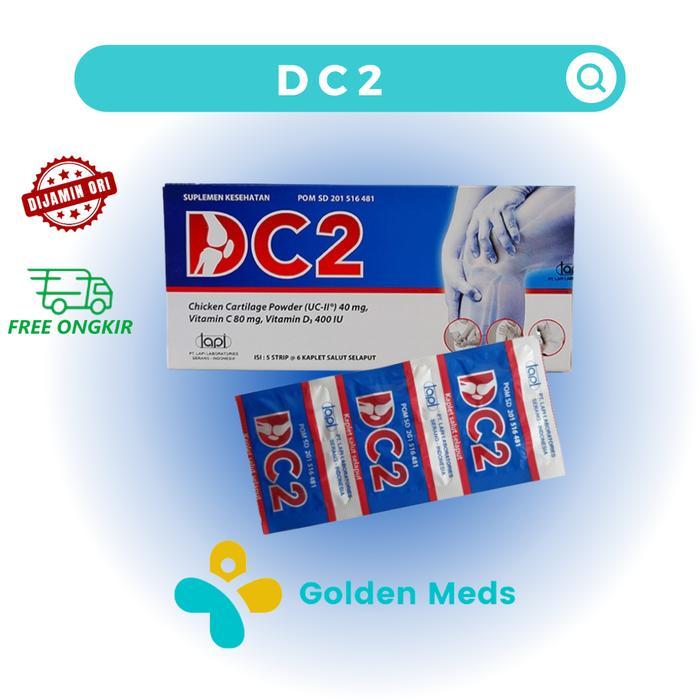 Terlaris Dc2 Dc 2 Vitamin & Suplemen Tulang 1 Box 30 Kaplet