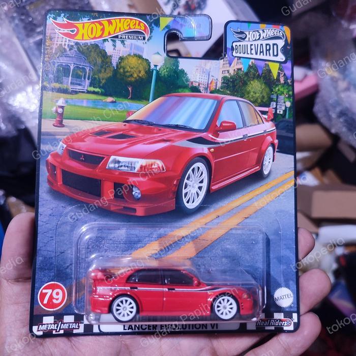 Hot Wheels Hot Wheels Premium Boulevard Mitsubishi Lancer Evolution Vi Boulevard Mitsubishi Lancer