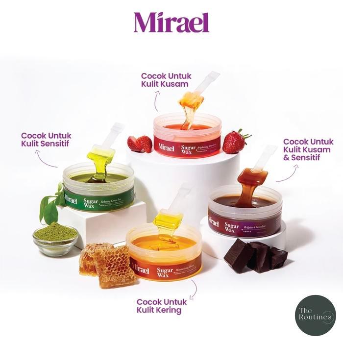 Mirael - Sugar Wax Kit (Sugar Wax Jar 210Ml, Kain Wax, Spatula) Terlaris