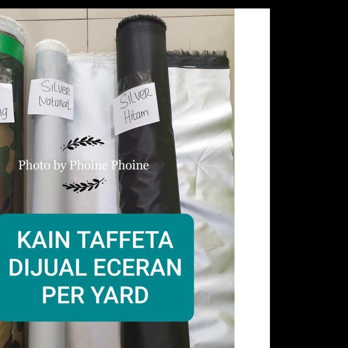 EKSLUSIF Termurah Kain Parasut Taffeta Import Waterproof Rajutan 210T