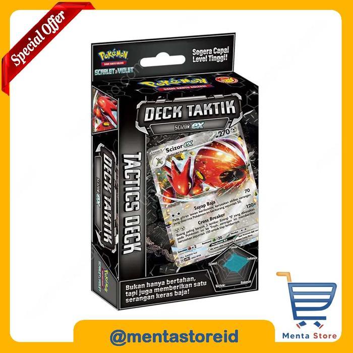Sale Kartu Pokemon Tcg - Deck Taktik Scizor Ex Svth - Starter Deck Pokemon Game Kartu Koleksi