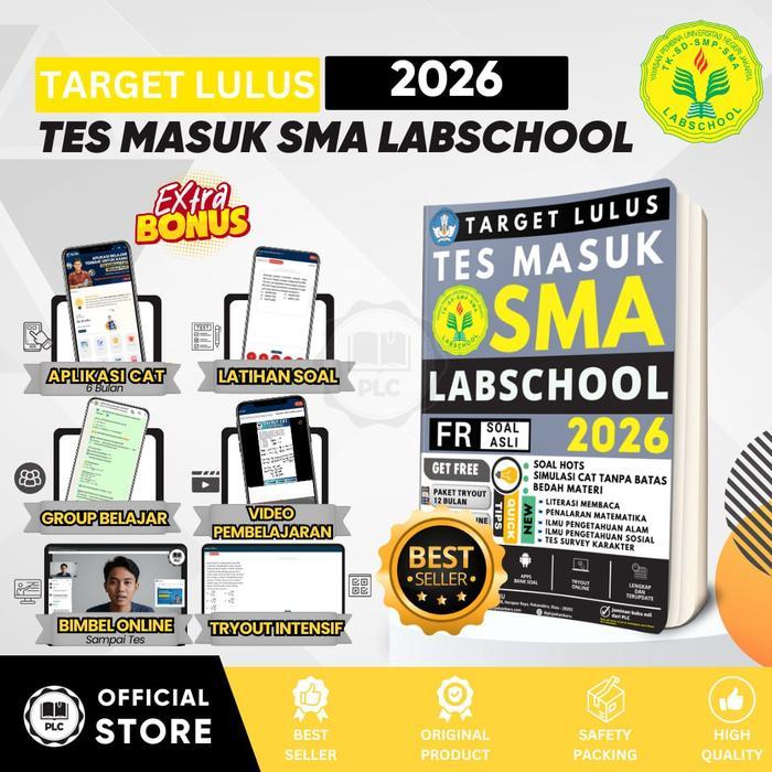 PLC - Buku SMA Labschool 2026 - Materi Bank Soal Terupdate + Tryout Online Buku Labschool Jakarta