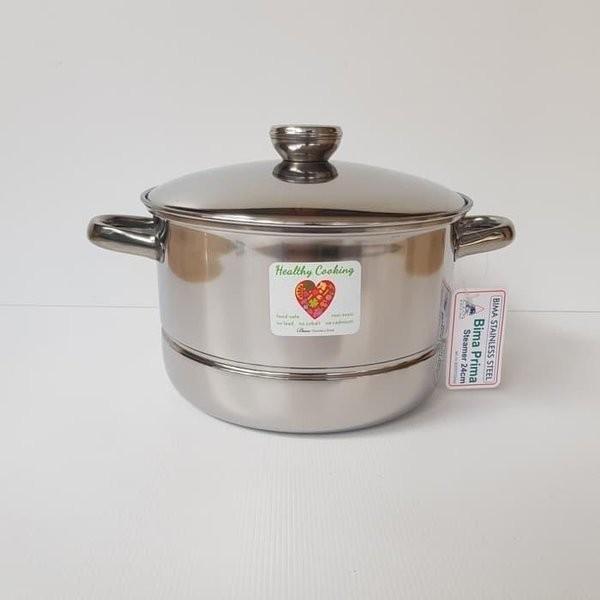 Bima Prima Langseng Highpot Steamer 24cm B2007024st Kukusan Stainless