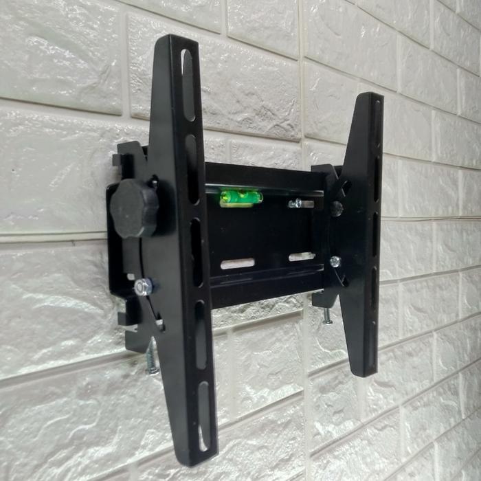 NEW Bracket TV LED 40" - 43" Built In Water Pass Bisa Gojek