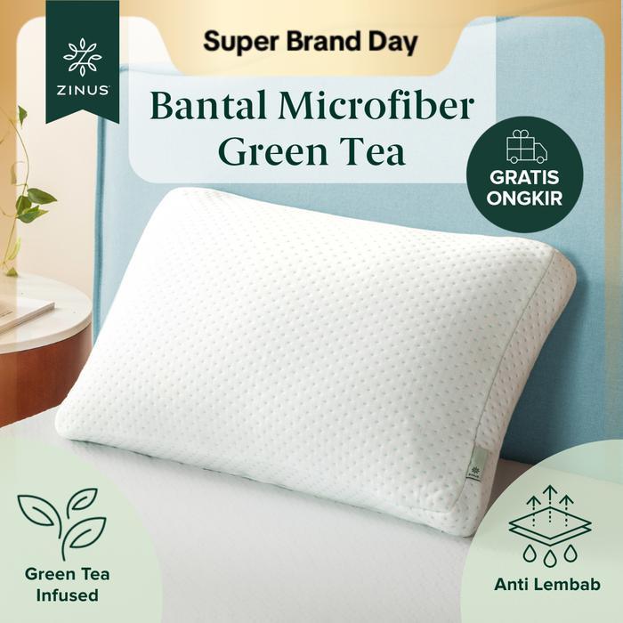 Bantal Zinus Micro Fiber Green Tea Memory Foam Bed