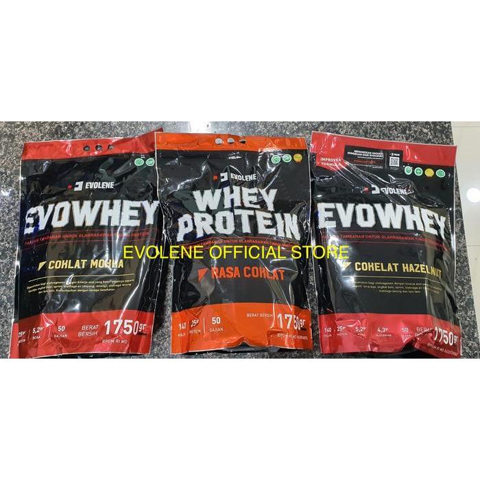 Evolene Whey Protein 50 Sachet Serving Evowhey Evo Whey Susu Gym Evo Whey