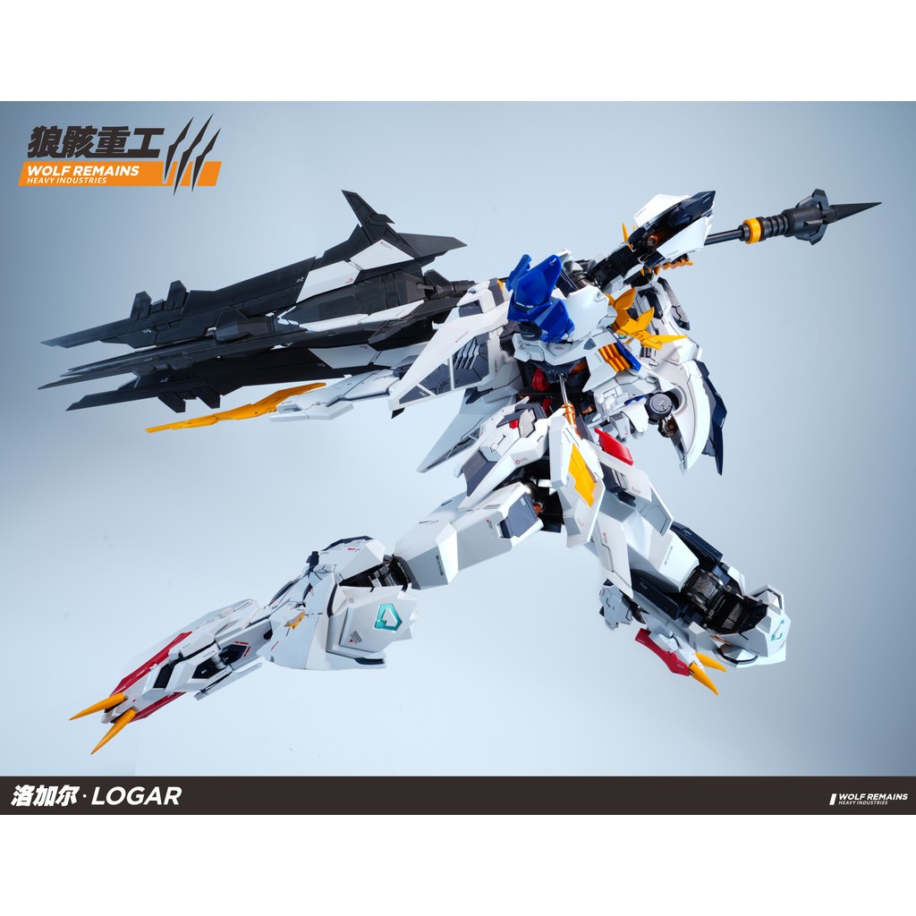 In StockWOLF REMAINS HEAVY INDUSTRIES 1/60 PG Wolf King Barbatos Alloy Skeleton Assembly Model Kit