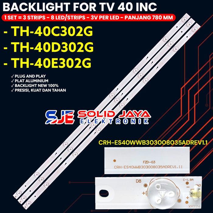 Terlaris Backlight Tv Panasonic 40 Inch Th-40C302G Th-40D302G Th-40E302G