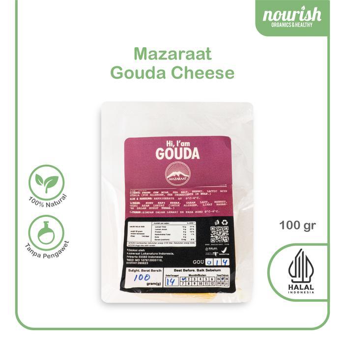 Mazaraat Gouda Grass fed Cheese (Seperti Keju Edam) 100 gr TERLARISBEST QUALITYBEST SELLER