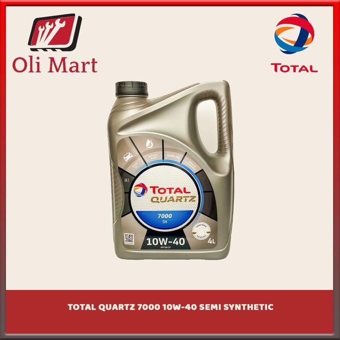 Oli Total Quartz 7000/Oli Total 7000/Oli Mesin/Oli Total 10W40 Kode 152