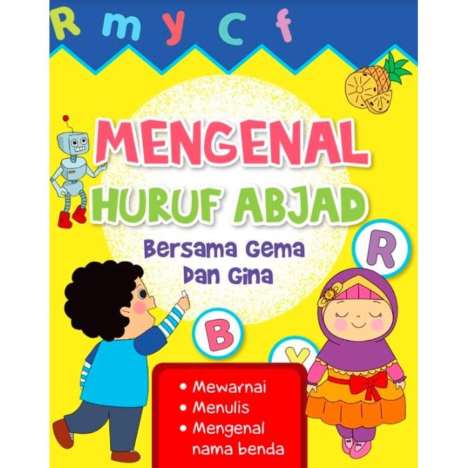 Buku Anak Islami - Mengenal Huruf abjad