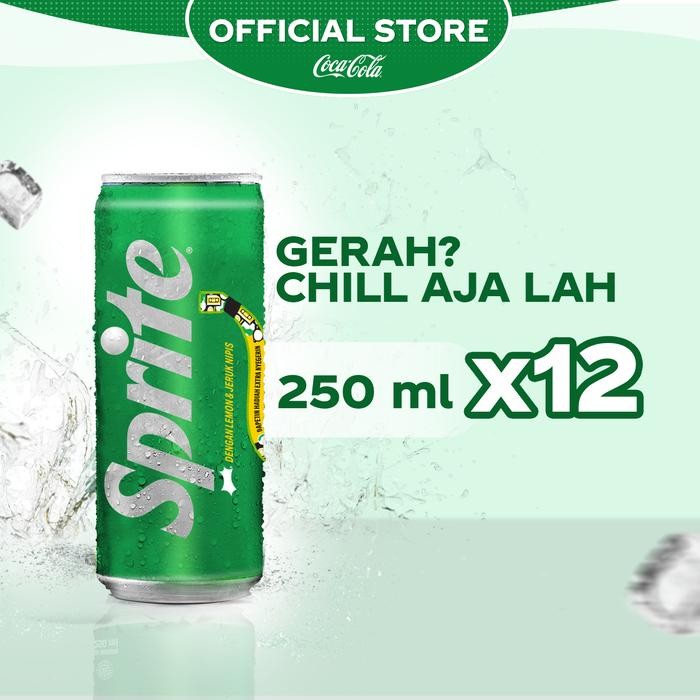 

oW.galiban - Sprite Lemon Lime Soda Kaleng 250ml x12 Pcs Minuman Segar Bersoda