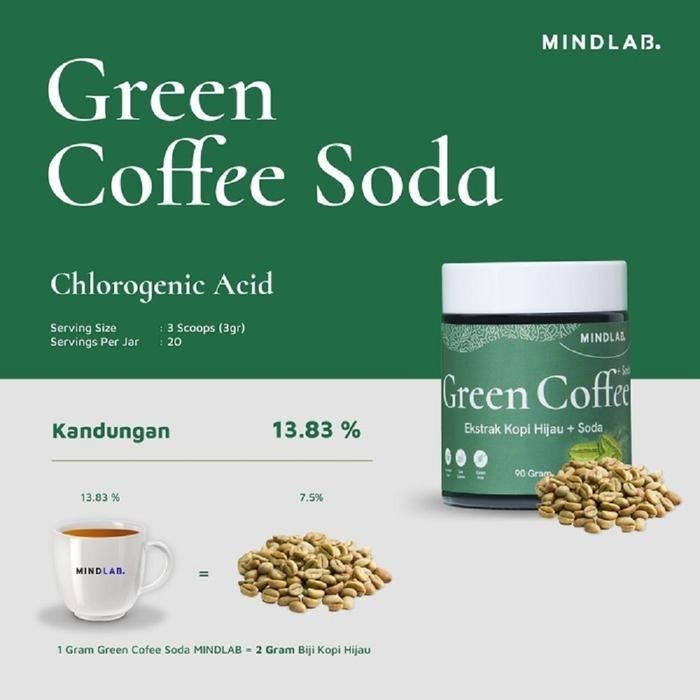 

Promo Green Coffee Soda Extract Powder 90Gr Sale