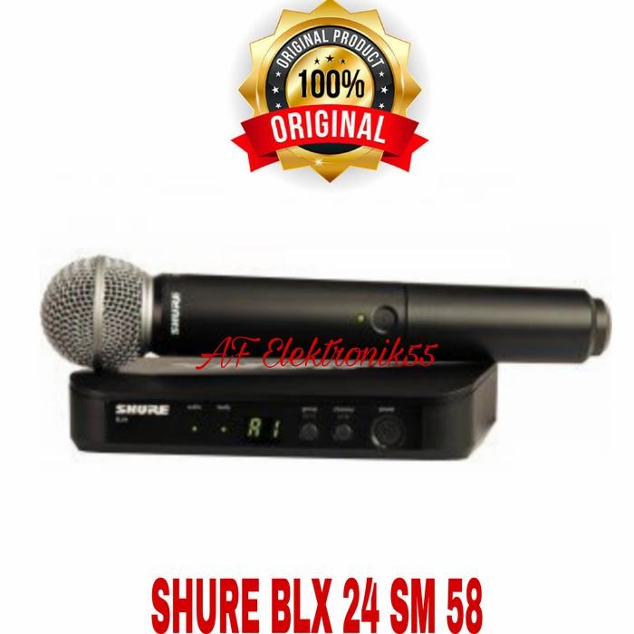 Mic Wireles SHURE BLX 24 SM 58 Original