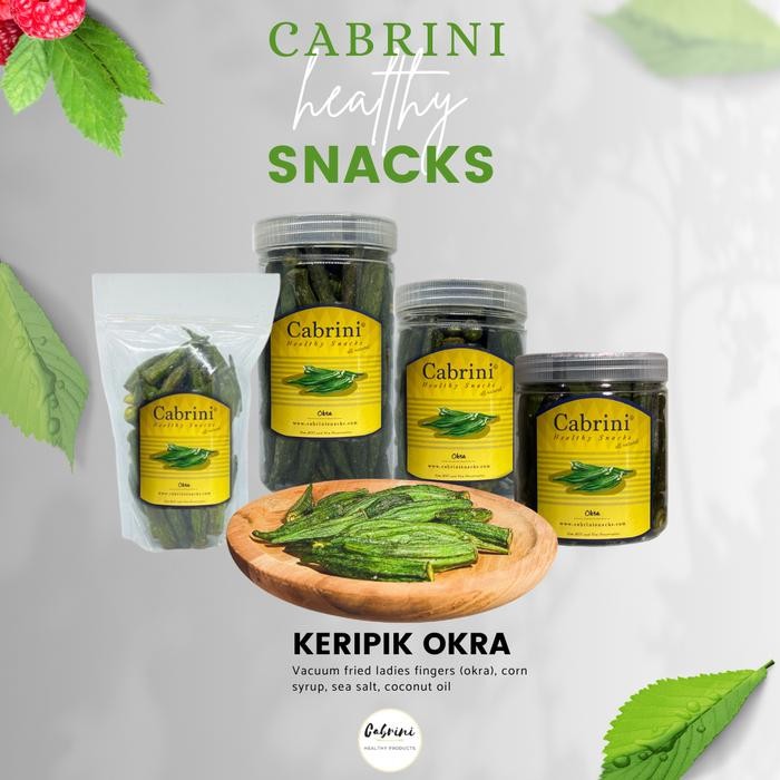

CABRINI HEALTHY SNACKS LADIES' FINGERS KERIPIK OKRA 500 ML