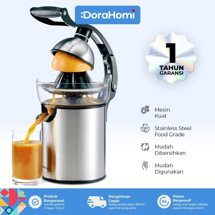 Slow Juicer Jeruk Lemon, Alat Peras/Pemeras Jeruk Listrik Otomatis