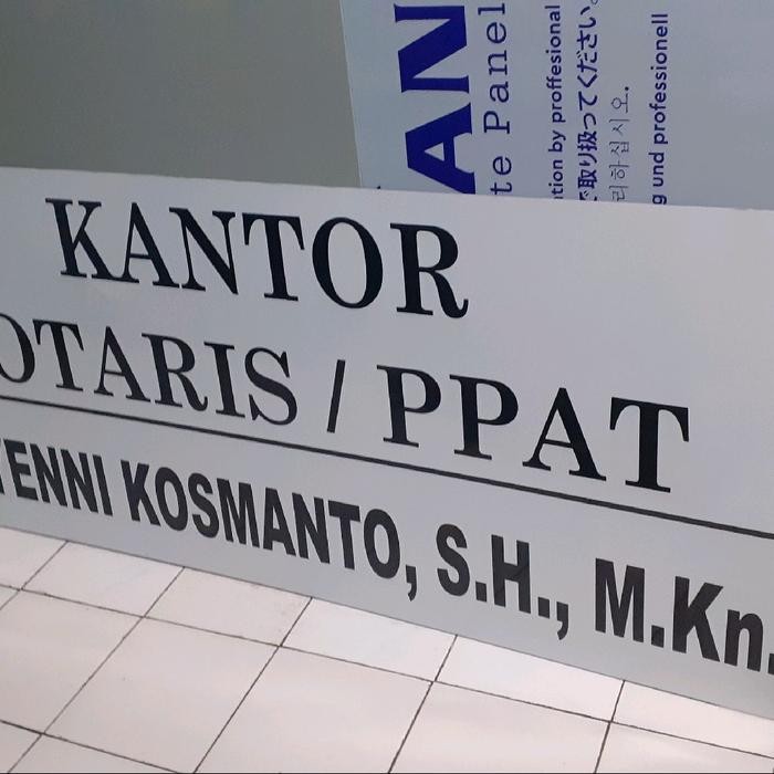 

Pang Nama Profesi Ukuran 100x60 Aluminium Kantor Papan Stationery Sticker