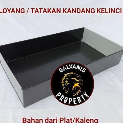 KANDANG KELINCI GALVANIS BESAR LIPAT BAHAN BESI / GALVANIS 76x45x46cm