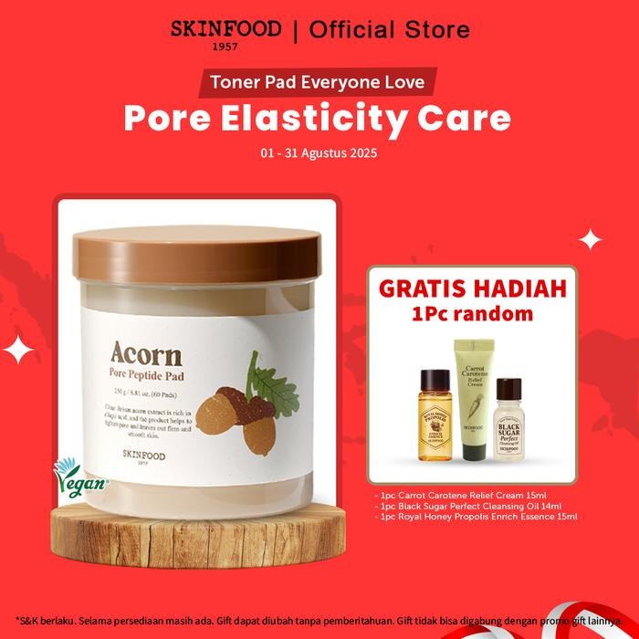 SKINFOOD Acorn Pore Peptide Pad