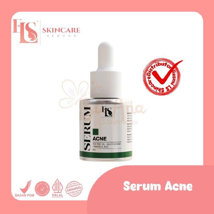 SERUM ACNE LS SKINCARE UNTUK KULIT WAJAH BERUNTUSAN JERAWAT MENAHUN