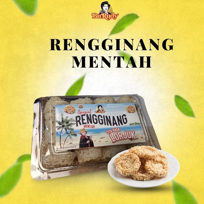 rengginang mentah lorjuk Bu Rudy