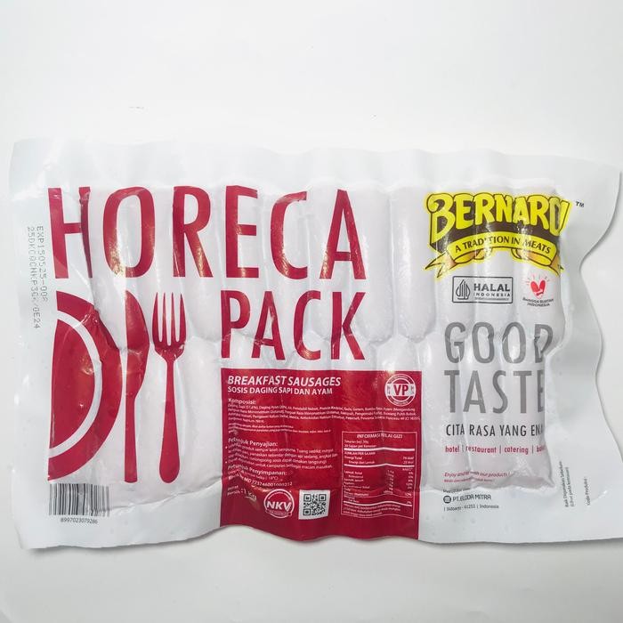 

Pilihan- Bernardi Sosis Sapi Breakfast Horeca 1Kg