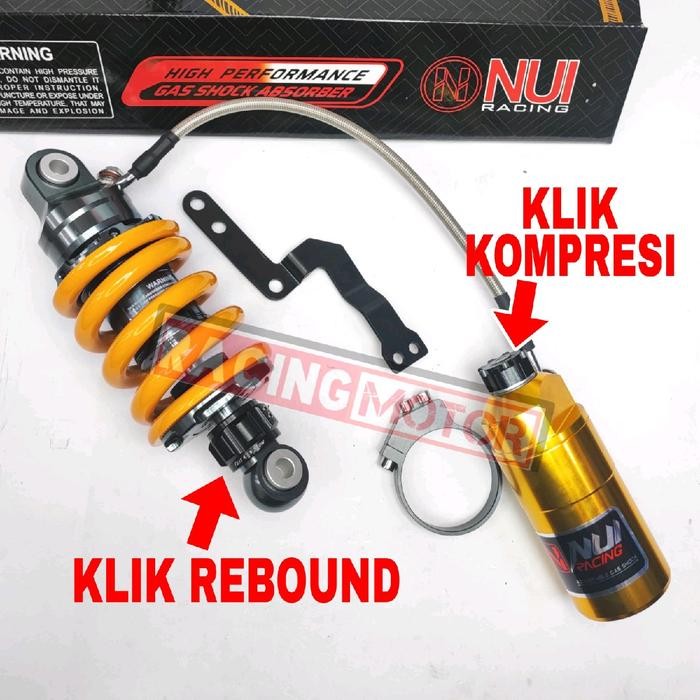 shock belakang mx nui racing jupiter mx new old 135 mx king 150 tabung pisah shock belakang
