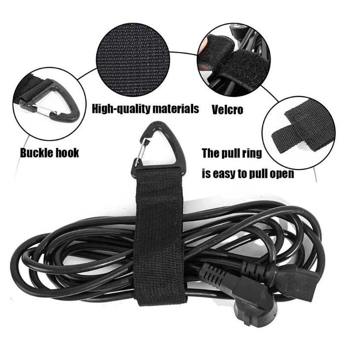 

Tali Strap Pengikat Kabel Multifungsi Cord Organizer 5 Pcs