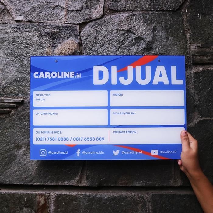 

Sign Board Akrilik Custom Print Akrilik Custom