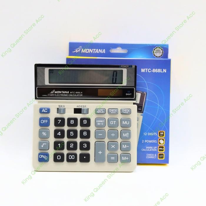 

Kalkulator/Calculator 12 Digit Angka CITIZEN SDC-868L
