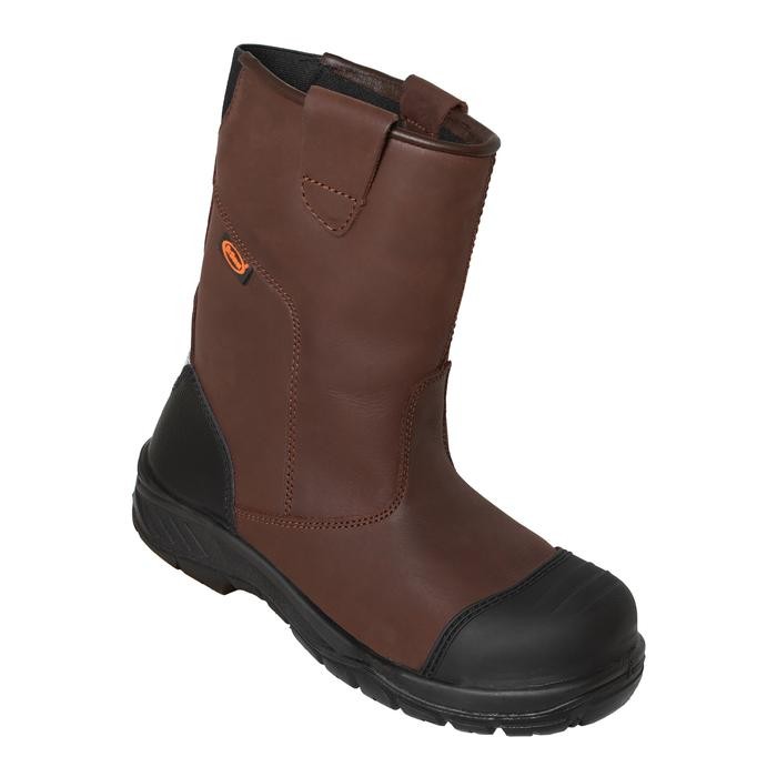 Dr Osha Mustang 3373 S2 Composite Waterproof Safety Shoes Boot - Brown