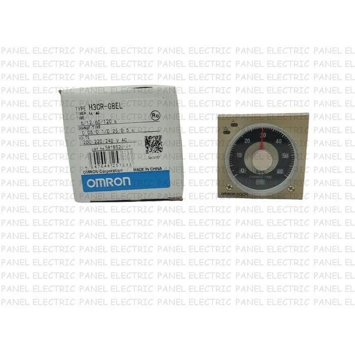 

TIMER STAR DELTA OMRON H3CR-G8EL H3CR G8EL 220VAC