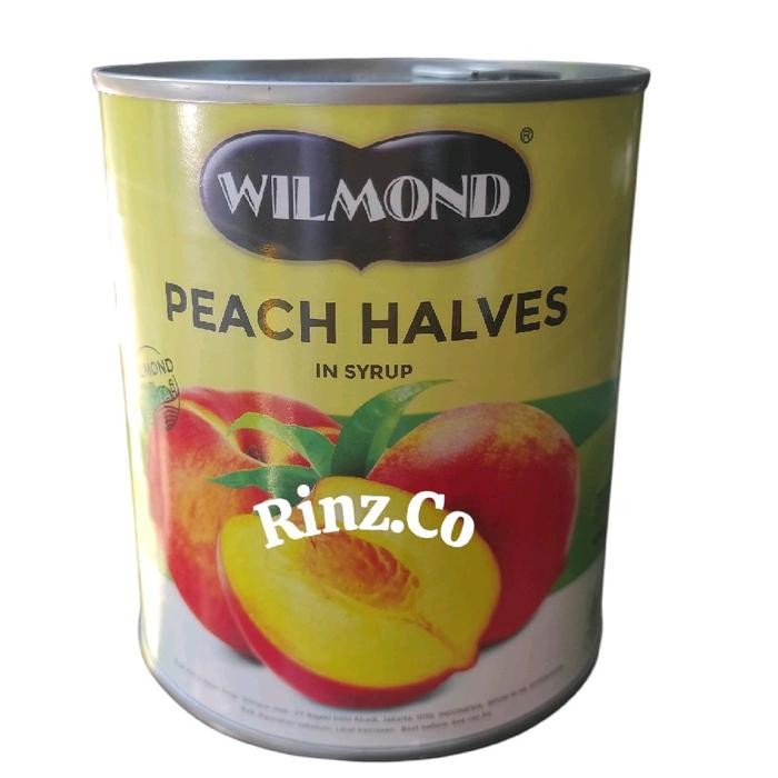 

Pilihan- Wilmond Peach Halves In Syrup Canned Peach Kaleng 825Gr